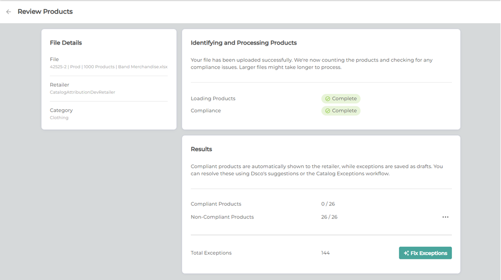 Using the error resolver for advanced catalog services