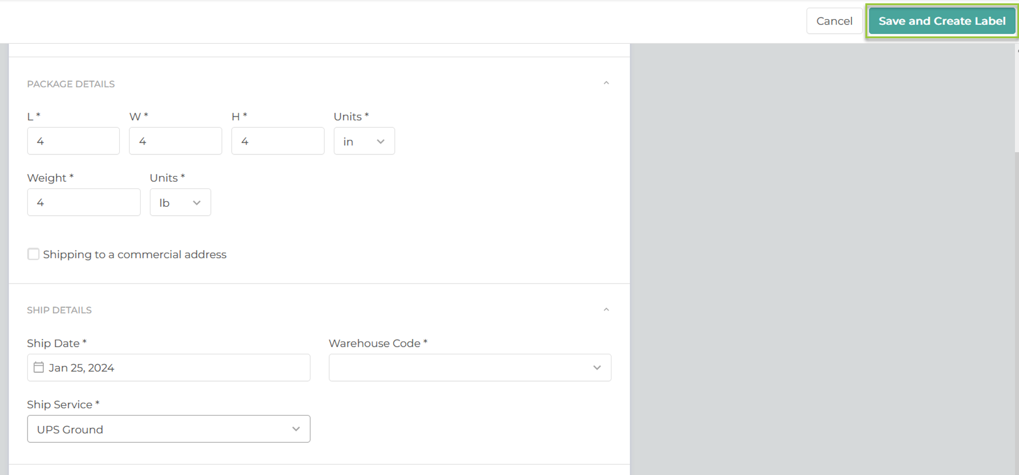 Viewing your order details